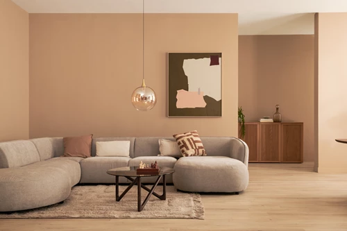 Lucide GISELA - Pendant light - Ø 30 cm - LED Dim. - 1x9,4W 2700K - Amber - Premium - atmosphere 2